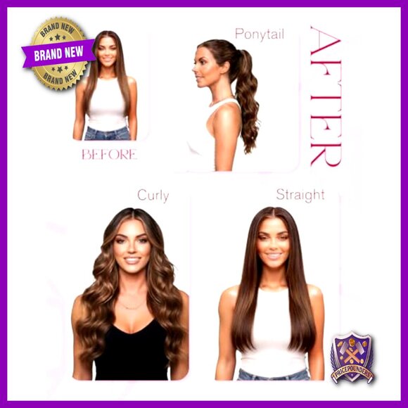 24 Inch Human Hair Extensions, Microlink Beads, Easy Install, 57g